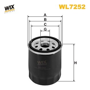 Filtre À Huile Wix Wl7252