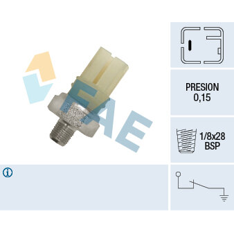 Capteur de pression d'huile moteur FAE 12420 - Norauto