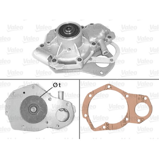 Pompe À Eau Valeo 506076