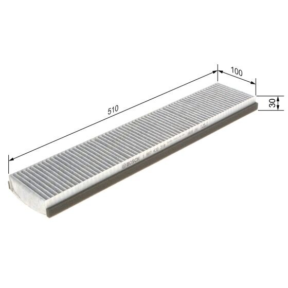 Filtre D'habitacle À Charbon Actif Bosch R2318