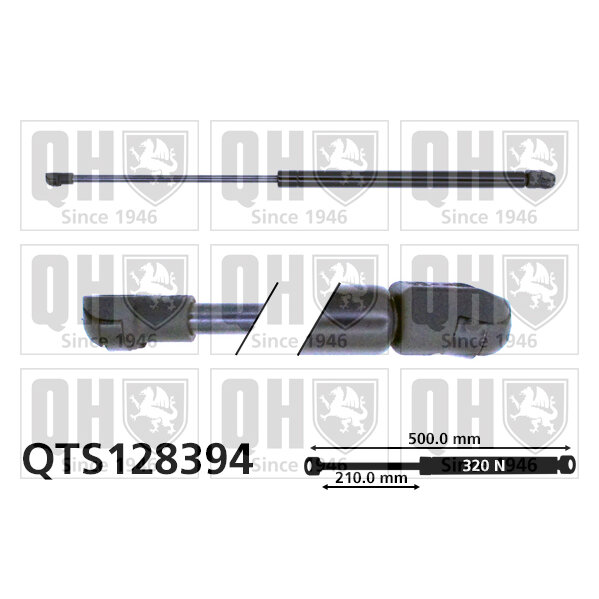 Vérin De Coffre Quinton Hazell Qts128394