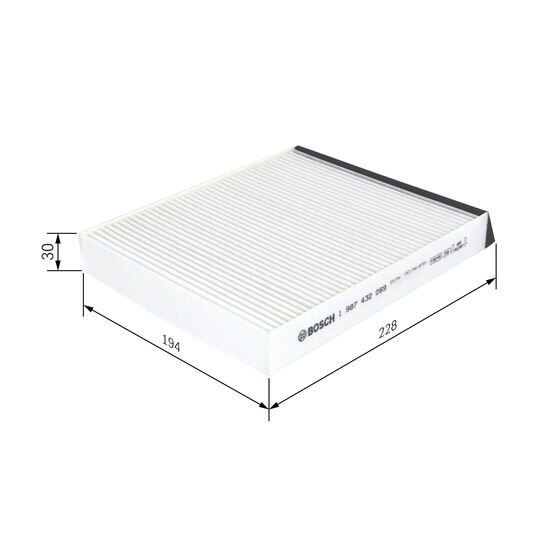 Filtre D'habitacle Bosch M2069