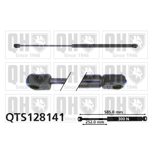 Vérin De Coffre Quinton Hazell Qts128141