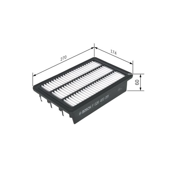 Filtre À Air Bosch S0091