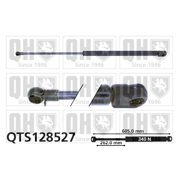 Vérin De Coffre Quinton Hazell Qts128527