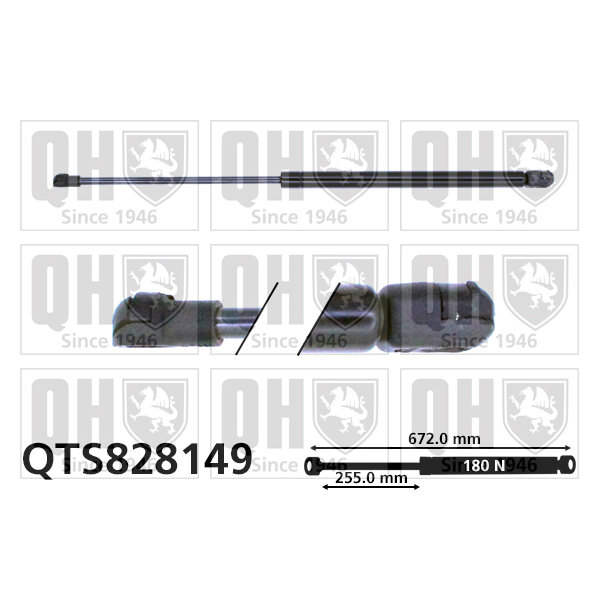 Vérin De Capot Quinton Hazell Qts828149