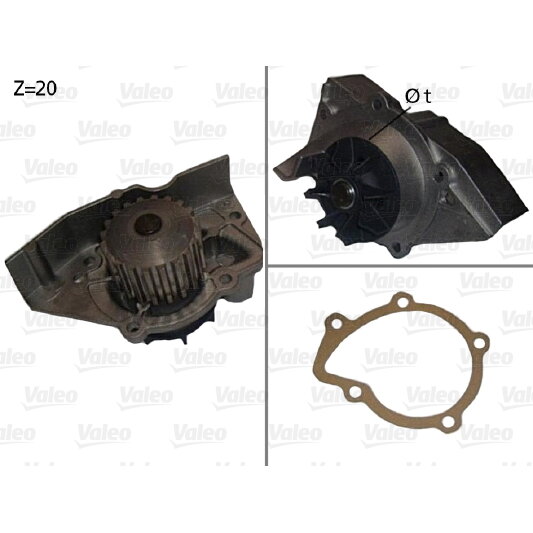 Pompe À Eau Valeo 506530