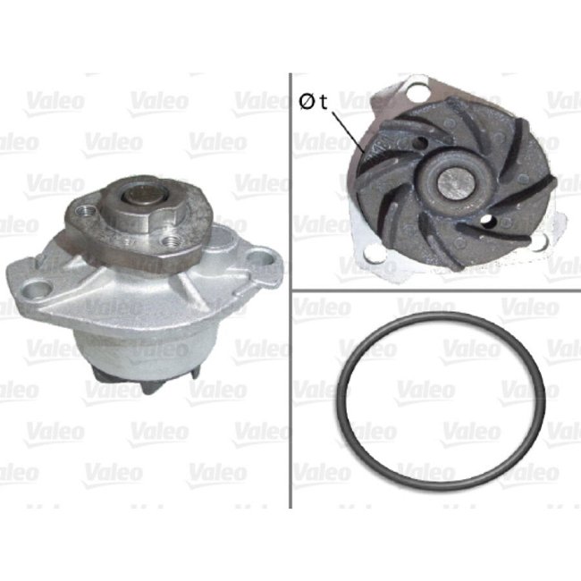 Pompe À Eau Valeo 506484