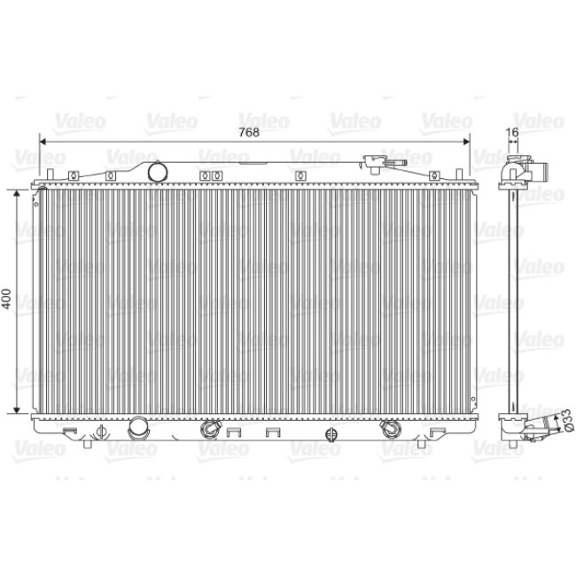 Radiateur De Refroidissement Valeo 701551