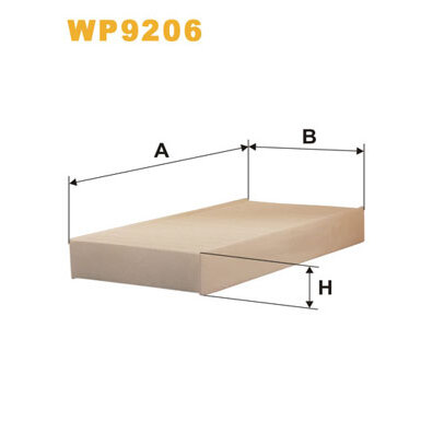 Filtre D'habitacle Wix Wp9206