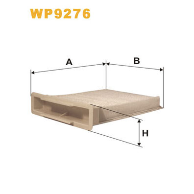 Filtre D'habitacle Standard Wix Filters Wp9276