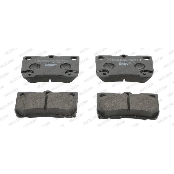 4 Plaquettes De Frein Ferodo Fdb4001