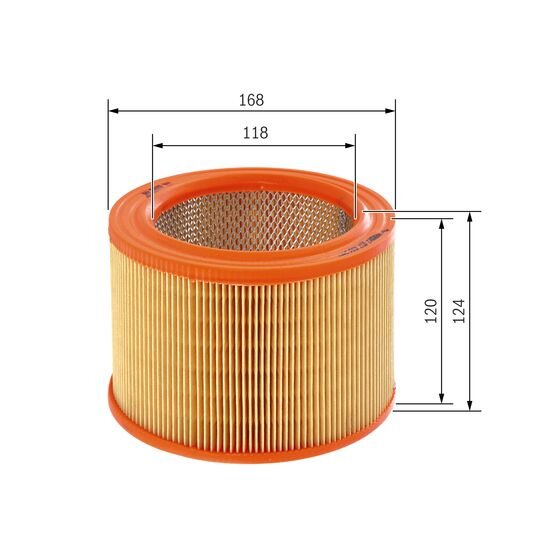 Filtre À Air Bosch S3544