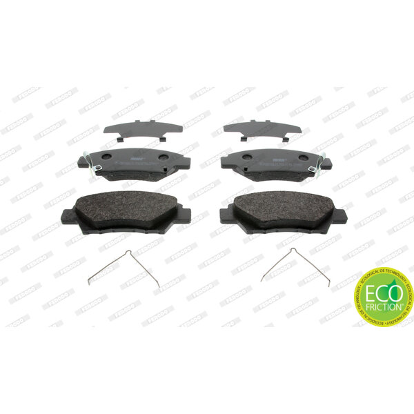 4 Plaquettes De Frein Ferodo Fdb4404