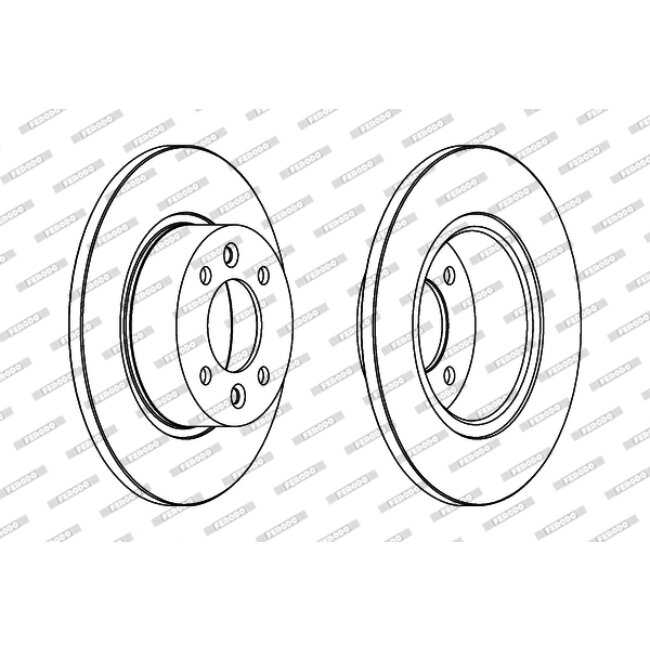 2 Disques De Frein Ferodo Ddf478