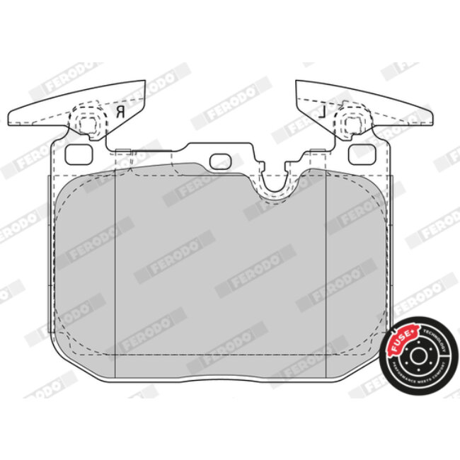 4 Plaquettes De Frein Ferodo Fdb4611
