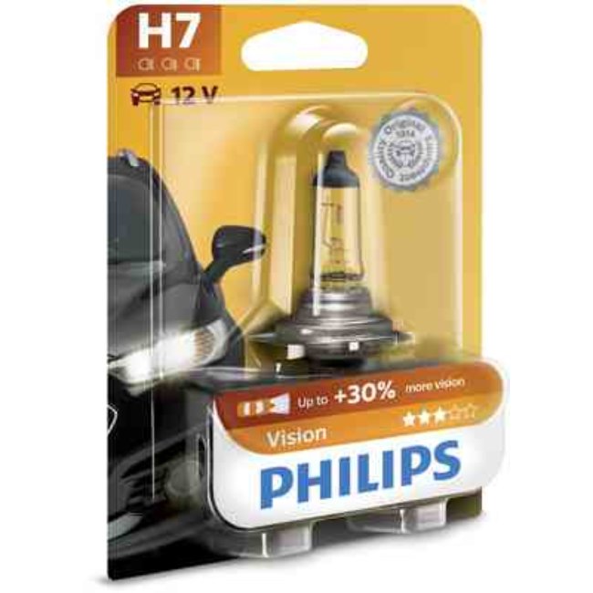 1 Ampoule Philips H7 Vision 55 W 12 V