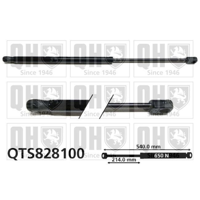 Vérin De Coffre Quinton Hazell Qts828100