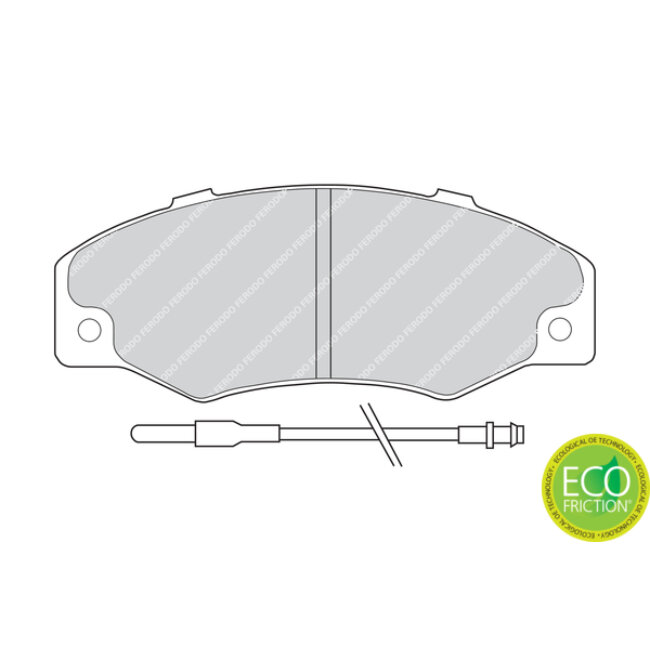 4 Plaquettes De Frein Ferodo Fdb534