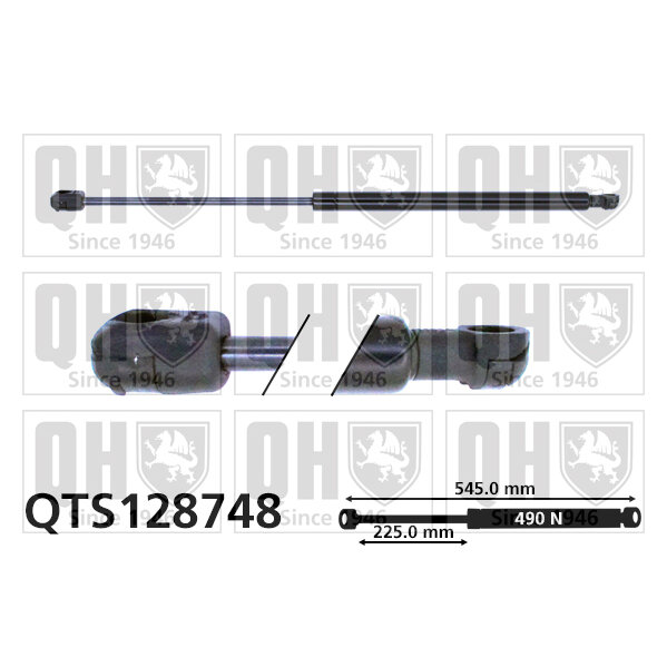 Vérin De Coffre Quinton Hazell Qts128748