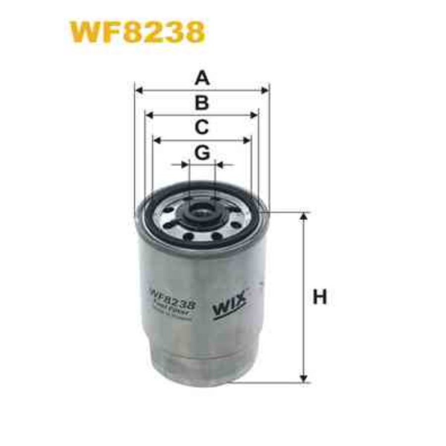 Filtre À Carburant Wix Wf8238