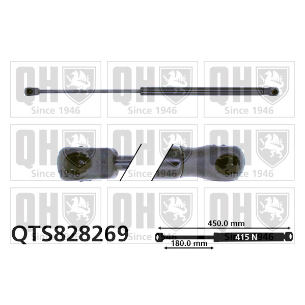 Vérin De Coffre Quinton Hazell Qts828269