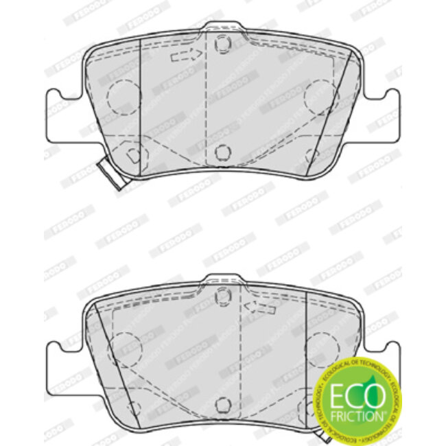 4 Plaquettes De Frein Ferodo Fdb4048