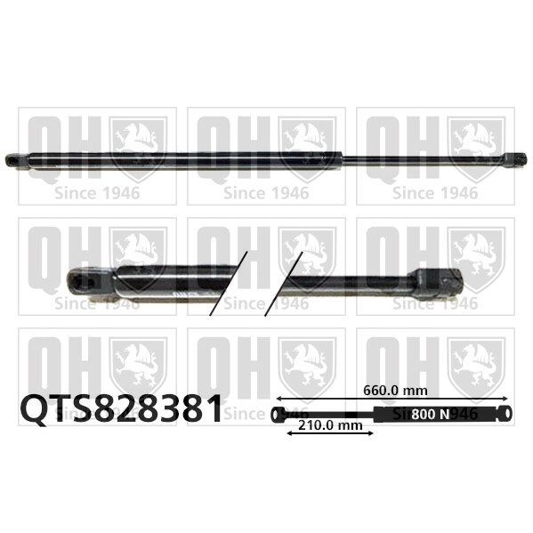 Vérin De Coffre Quinton Hazell Qts828381