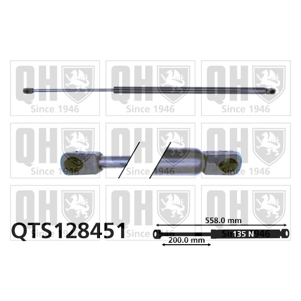 Vérin De Coffre Quinton Hazell Qts128451