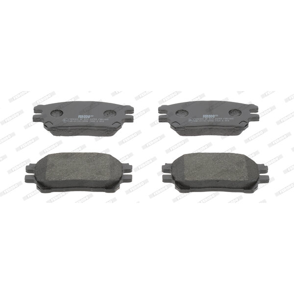 4 Plaquettes De Frein Ferodo Fdb1868