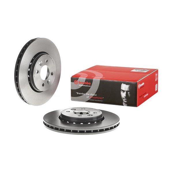 2 Disques De Frein Brembo Vernis Uv 09.a727.31