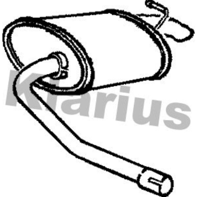 Silencieux Arrière Klarius 220411