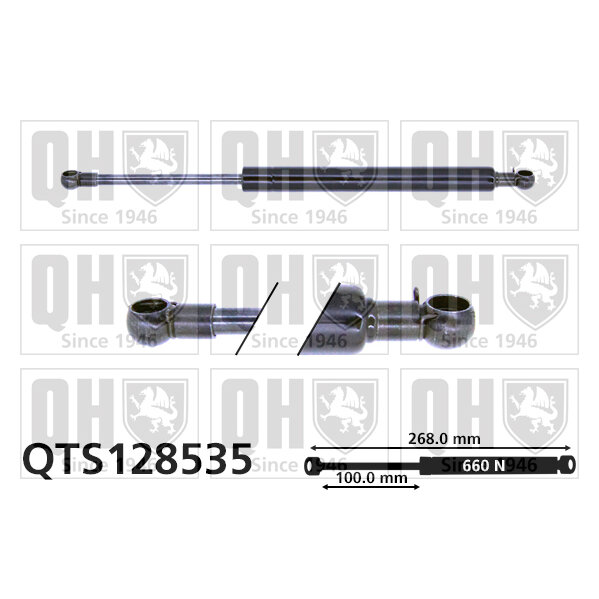 Vérin De Coffre Quinton Hazell Qts128535