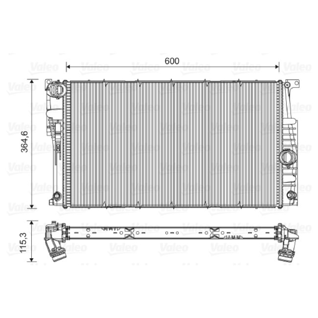 Radiateur De Refroidissement Valeo 735455