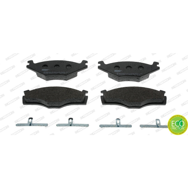4 Plaquettes De Frein Ferodo Fdb419