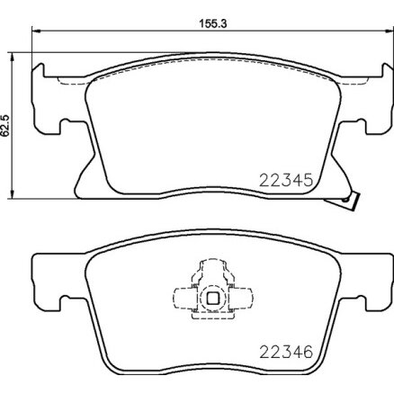 4 Plaquettes De Frein Brembo P 59 091