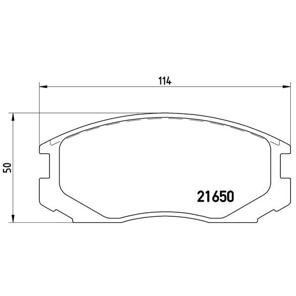 4 Plaquettes De Frein Brembo P54015