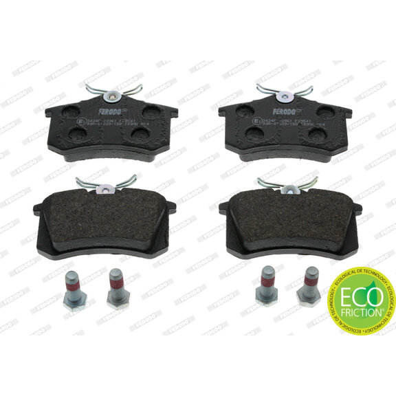 4 Plaquettes De Frein Ferodo Fdb541