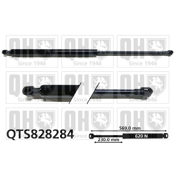 Vérin De Coffre Quinton Hazell Qts828284