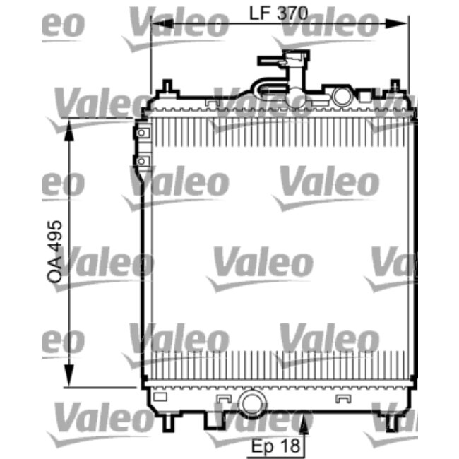 Radiateur De Refroidissement Valeo 734914