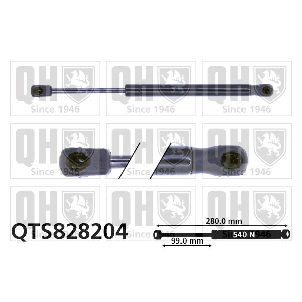 Vérin De Coffre Quinton Hazell Qts828204