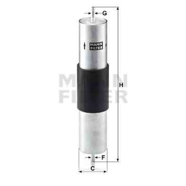 Filtre À Carburant Mann-filter Wk516/1