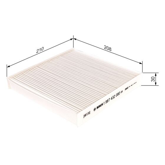 Filtre D'habitacle Bosch M2080