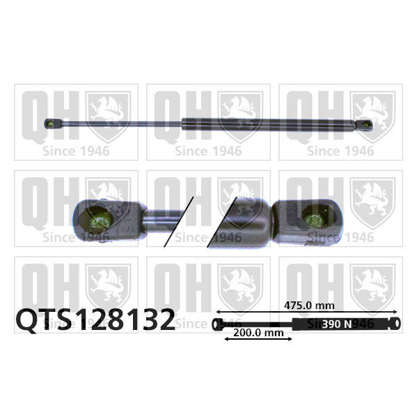 Vérin De Coffre Quinton Hazell Qts128132