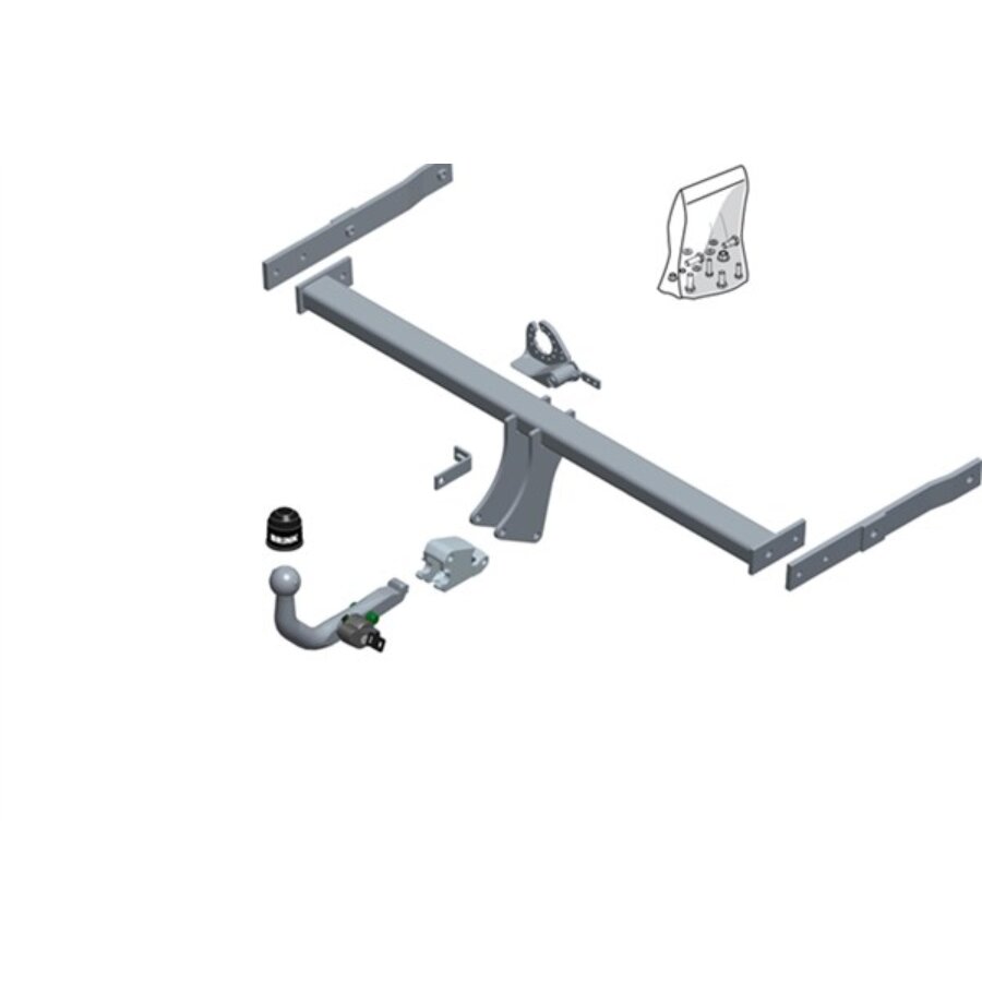 Attelage Démontable Avec Outil Brink 608300