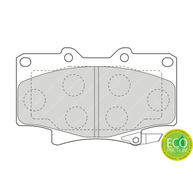 4 Plaquettes De Frein Ferodo Fdb1502