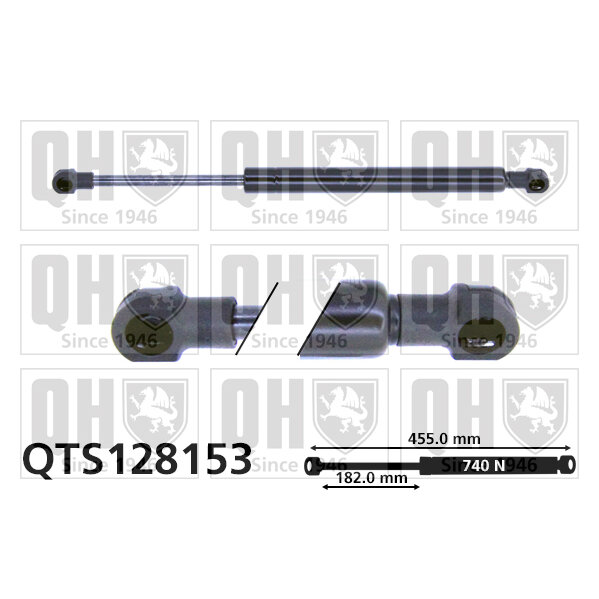 Vérin De Coffre Quinton Hazell Qts128153