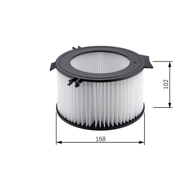 Filtre D'habitacle Pollen Bosch M2056