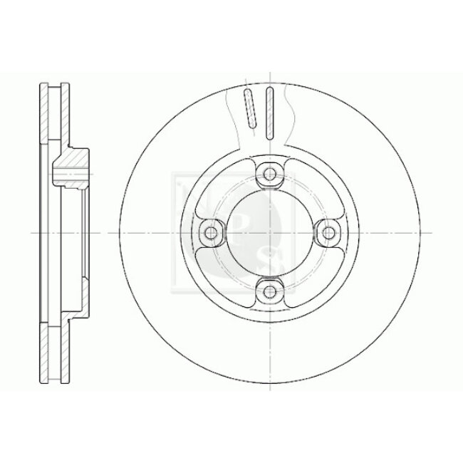 1 Disque De Frein Nps T330a103