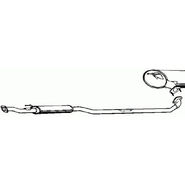 Tube D'échappement Nps T430a86